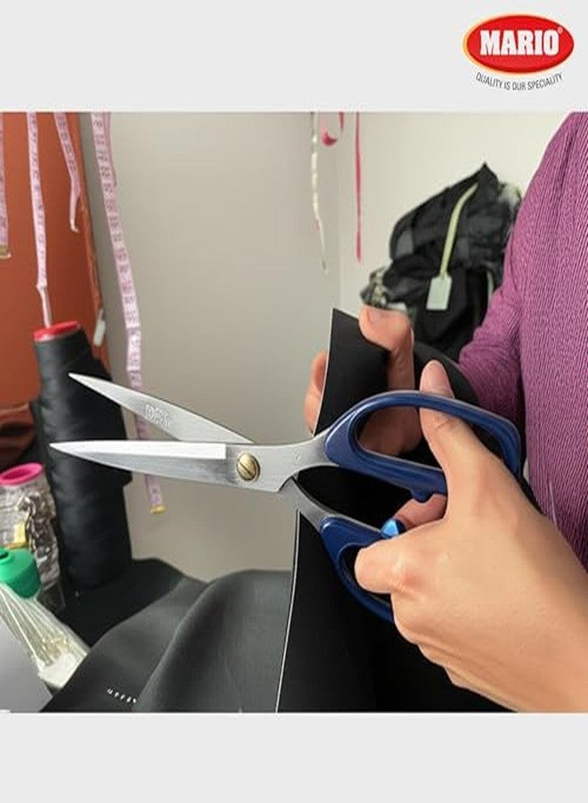 ماريو مقص ماريو للخياطة، 7.7 بوصة (196 مم)، متعدد الاستخدامات، مصنوع من الفولاذ المقاوم للصدأ | شفرة حادة لقص الأقمشة والحرف اليدوية، مناسب للخياطة وتصميم الملابس وأعمال الخياطة والأعمال اليدوية | قص سلس ومقبض مريح - MS 72 - Image 4